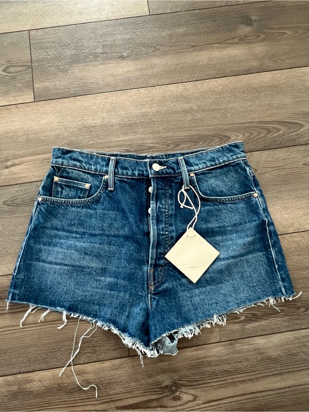 NWT The Tune Up Frayed Hem Cutoff Denim Shorts Sz 30